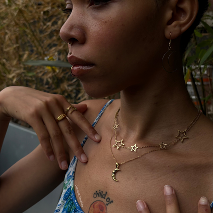 Starry ‘Zoraya’ Necklace - Gold/Silver