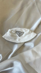 Labubu Designer-Inspired Bucket Hat and Overalls Set - White