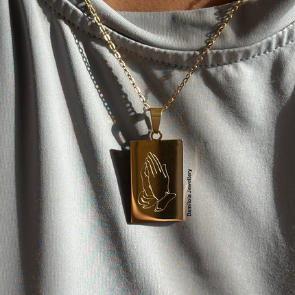 ‘So Do Not Fear’ Necklace - Gold/Silver - Double Sided
