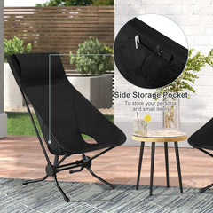 WOLTU Folding Camping Chair Ultralight Aluminium Outdoor Lounge Fishing Chair with Carry Bag for Outdoor Beach Garden BBQ Picnic