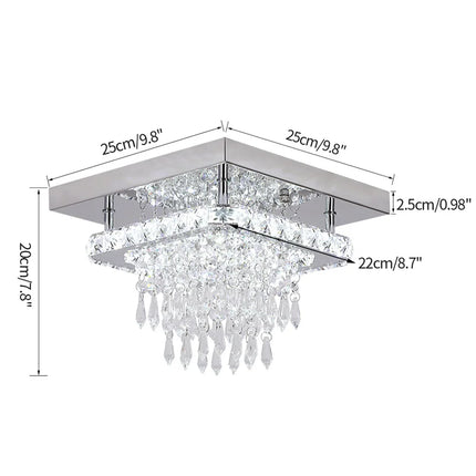 Modern K9 Led Crystal Ceiling Lamp Smart Chandelier Pendant Light Ring Chrome Plafonier Fixture Dining Living Room Decor Luxury