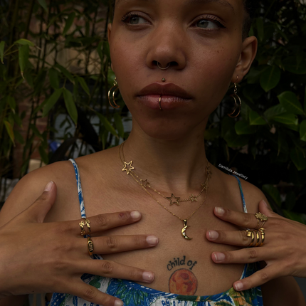Starry ‘Zoraya’ Necklace - Gold/Silver