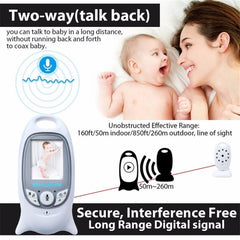 VB601 2.0 inch LCD Screen Hassle-Free Portable Baby Monitor, Support Two Way Talk Back, Night Vision, VB601
