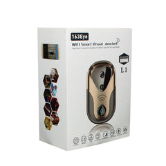 163Eye L1-NJ Smart Visual WIFI 1.3MP Network HD Intercom Doorbell , Support Micro SD Card  & Night Vision, 163Eye Gold, 163Eye
