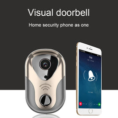 163Eye L1-NJ Smart Visual WIFI 1.3MP Network HD Intercom Doorbell , Support Micro SD Card  & Night Vision, 163Eye Gold, 163Eye