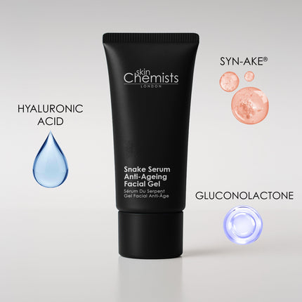 skinChemists Snake Serum Anti-Ageing Facial Gel 30ml