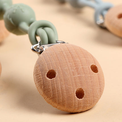 Bloom Bambini Baby Pacifier Clip and Teether in Purple