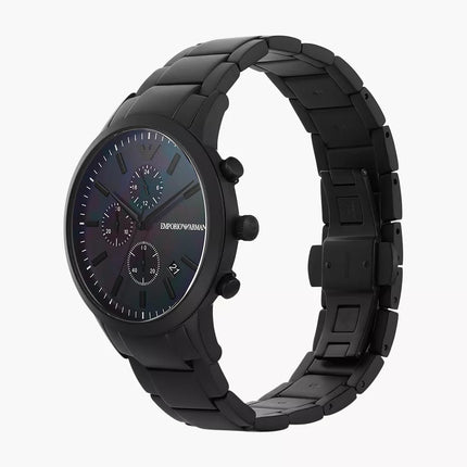 Emporio Armani Men's AR11275 Silver-Tone Stainless Steel Chronograph Watch