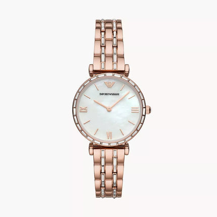 Emporio Armani Men's AR11294 Rose Gold-Tone Stainless Steel Chronograph Watch