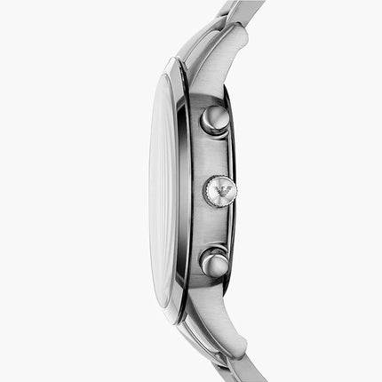 Emporio Armani Men's AR11458 Rose Gold-Tone Stainless Steel and Blue Leather Watch