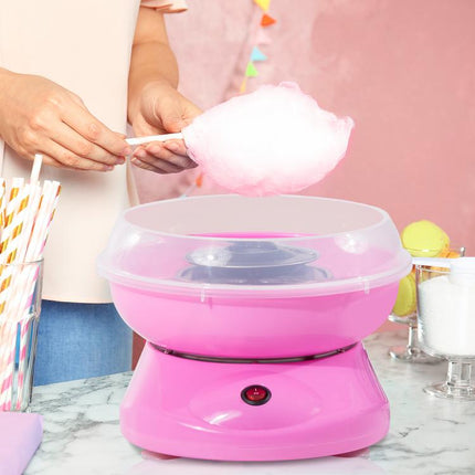 Candy Floss Machine Electric Cotton Candy Maker Gadgetry 450W (Pink)