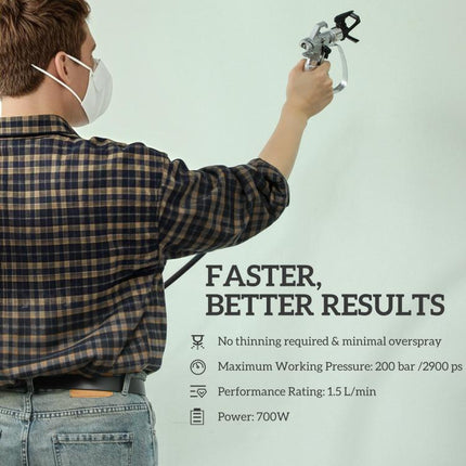200 Bar Airless Paint Sprayer for DIY Projects