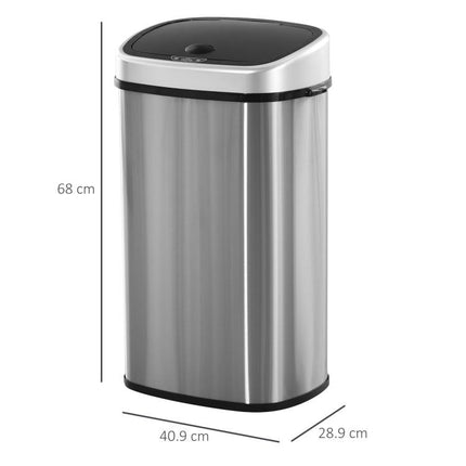 Keep Kitchen Waste Hands-Free – 58L Stainless Steel Sensor Bin