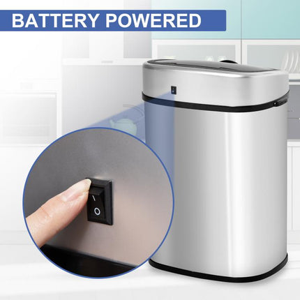 Keep Kitchen Waste Hands-Free – 58L Stainless Steel Sensor Bin