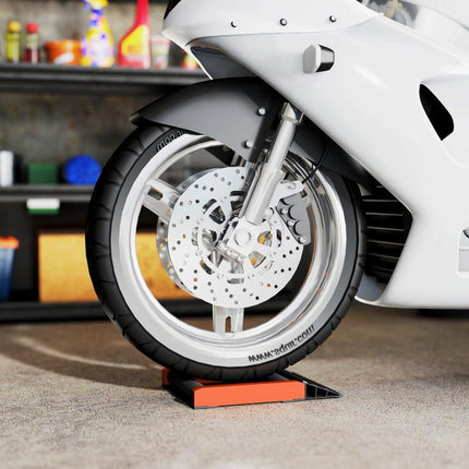 Make Motorcycle Wheel Care Easier – Roller Cleaning & Chain-Lube Stand