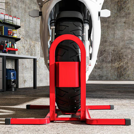 Keep Your Motorcycle Steady – Adjustable 17–21-Inch Wheel Chock