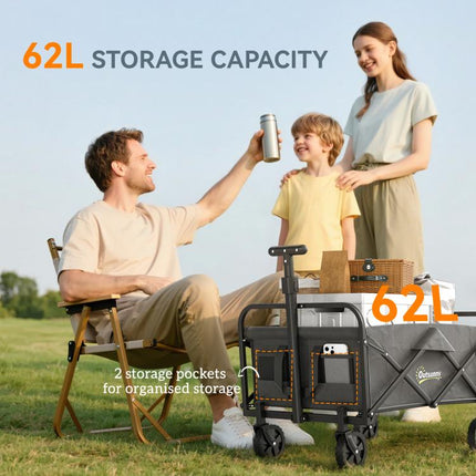 Pack More for Every Adventure – 62L Folding Outdoor Wagon