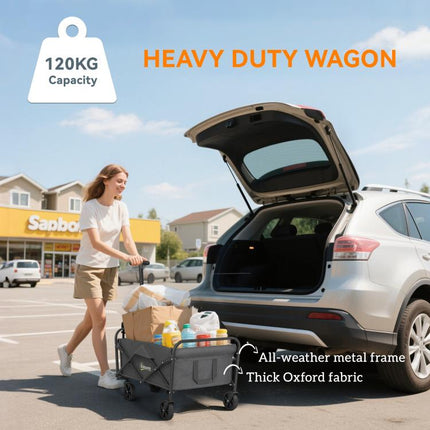 Pack More for Every Adventure – 62L Folding Outdoor Wagon