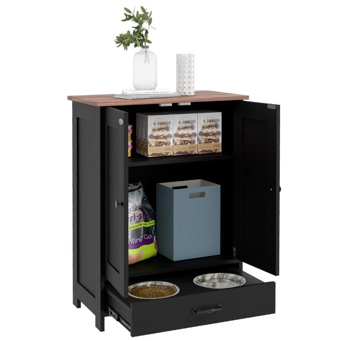 Create a Neater Feeding Corner – Raised Dog Bowl Storage Station