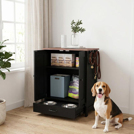 Create a Neater Feeding Corner – Raised Dog Bowl Storage Station
