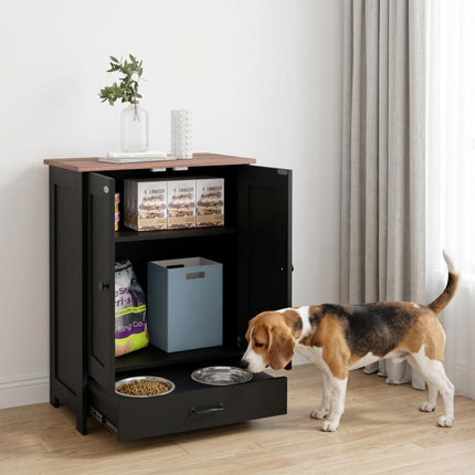 Create a Neater Feeding Corner – Raised Dog Bowl Storage Station