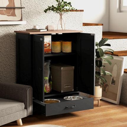 Create a Neater Feeding Corner – Raised Dog Bowl Storage Station