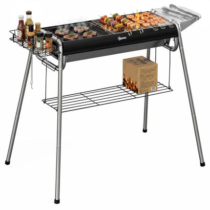 Charcoal BBQ Grill - Black