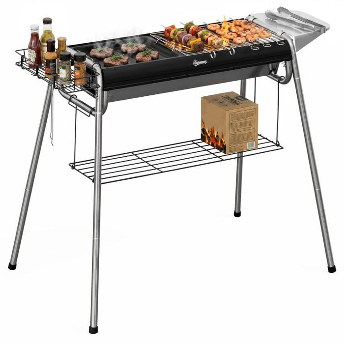 Charcoal BBQ Grill - Black