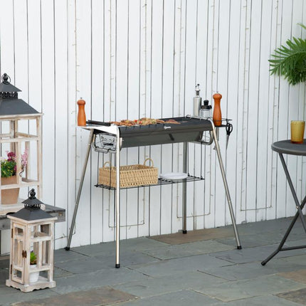 Charcoal BBQ Grill - Black
