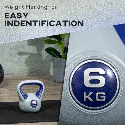 6kg Kettlebell Weight for Home Gym Strength Training