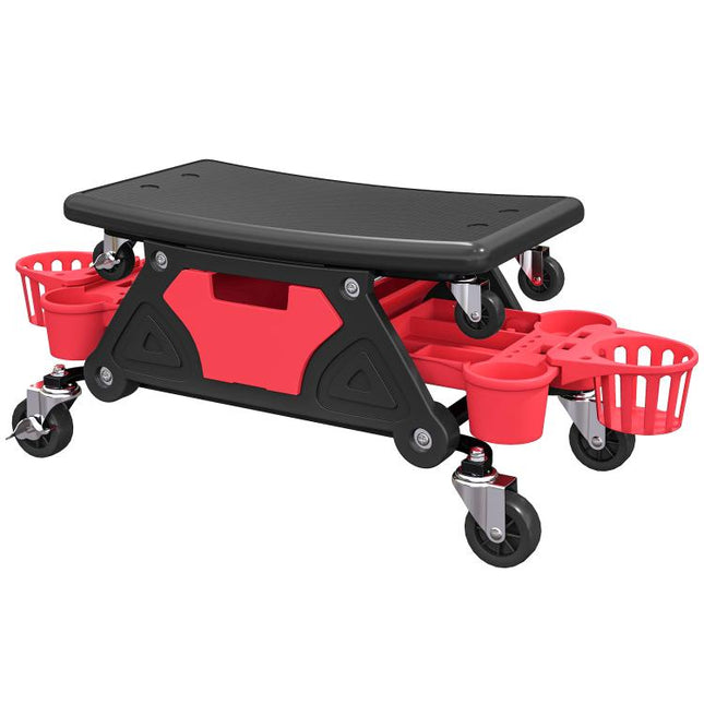 135kg Rolling Mechanic Stool with Tool Storage
