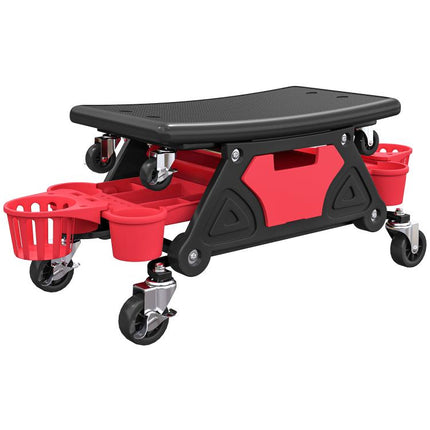 135kg Rolling Mechanic Stool with Tool Storage