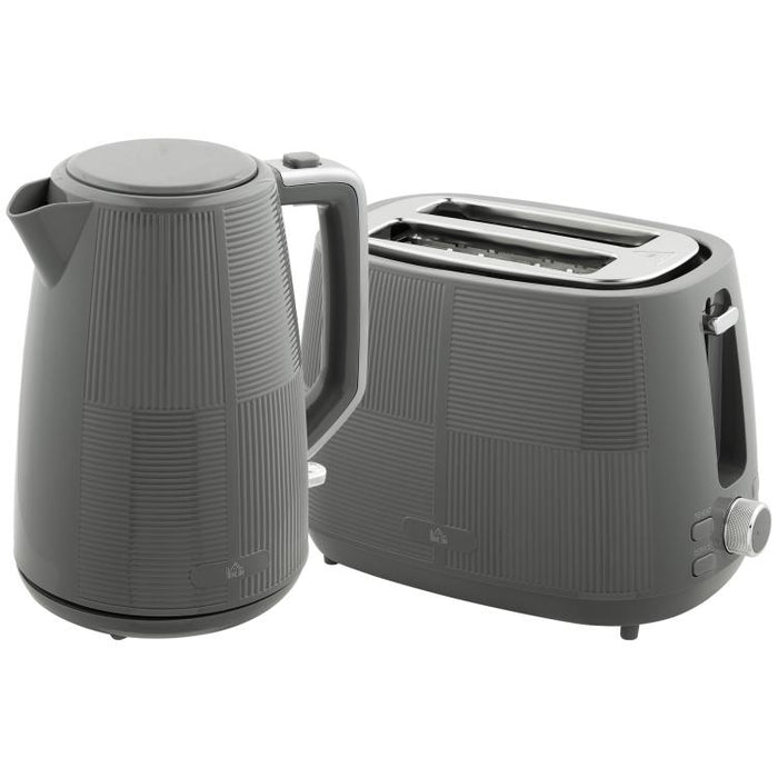 Discover a Smarter Everyday Essential: Give Your Kitchen an Everyday Upgrade – Grey Kettle and Toaster Set