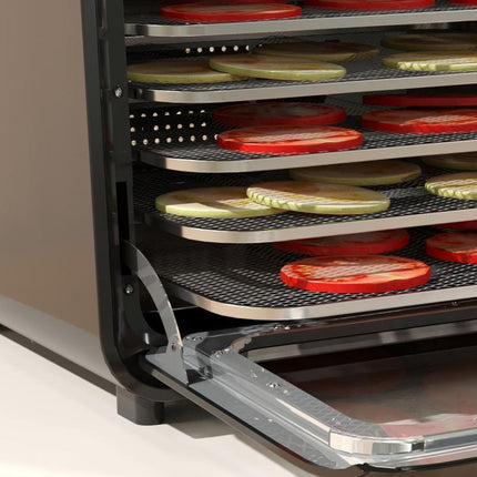 35-70 DegreesC Six-Tray Food Dehydrator - Black