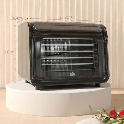 35-70 DegreesC Six-Tray Food Dehydrator - Black