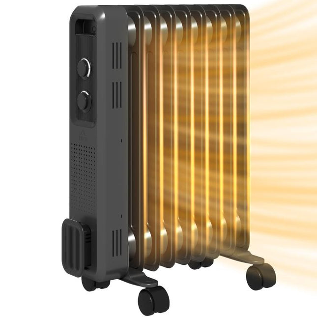 2000W Oil-Filled Electric Radiator for Home Heating