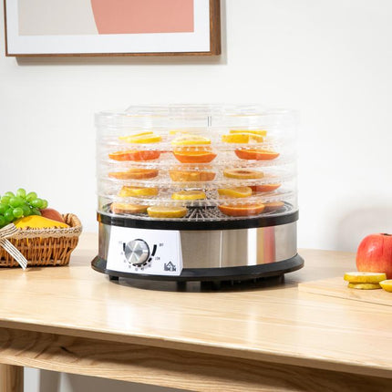 Turn Fresh Produce into Tasty Snacks – 5-Tray Food Dehydrator