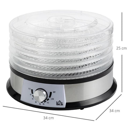 Turn Fresh Produce into Tasty Snacks – 5-Tray Food Dehydrator
