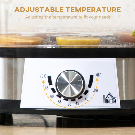 Turn Fresh Produce into Tasty Snacks – 5-Tray Food Dehydrator