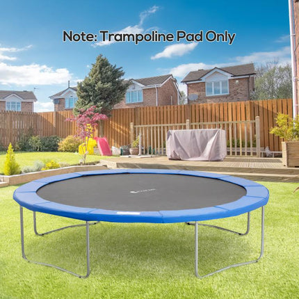 12ft Trampoline Pad, Φ366cm Trampoline Accessories Surround Pad Thick Foam Pads Padding Replacement Spare, Blue