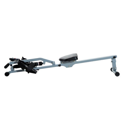 Compact Rowing Machine with 12 Levels of Resistance and LCD Monitor, Cardio Rower for Home Gym Full Workout Training