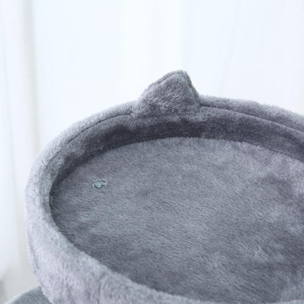 104 cm Cat Tree, Cat Condo Tree Tower, Cat Activity Centre with Scratching Posts, Plush Perches, Hanging Ball - Grey