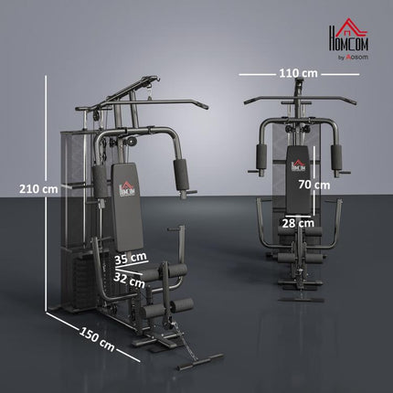 Multifunction Home Gym Weight Training Workout Station Fitness Strength Machine