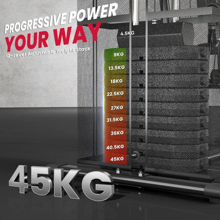 Multifunction Home Gym Weight Training Workout Station Fitness Strength Machine