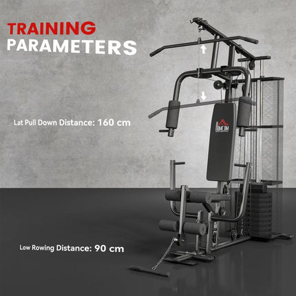 Multifunction Home Gym Weight Training Workout Station Fitness Strength Machine