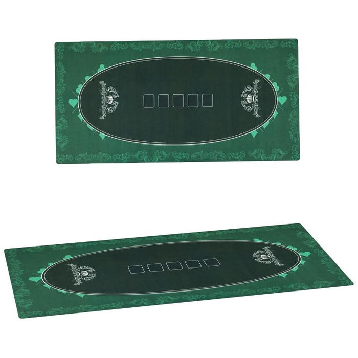 Host Poker Night Anywhere – Water-Resistant 12-Player Poker Mat