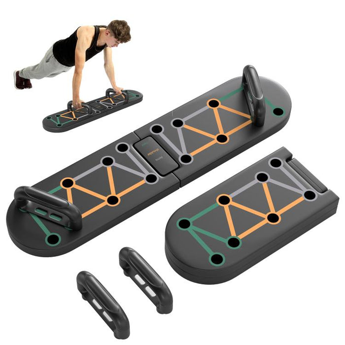 Discover a Smarter Everyday Essential: Make Every Workout Count – Foldable Push-Up Board for Chest, Arms and Shoulders