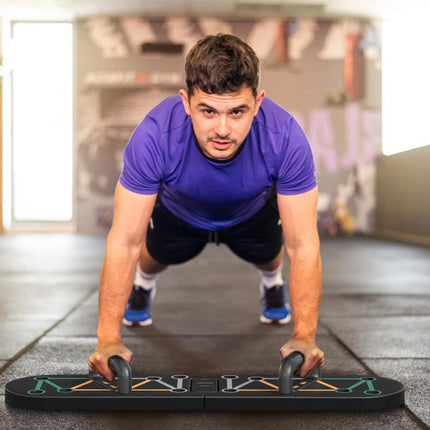 Discover a Smarter Everyday Essential: Make Every Workout Count – Foldable Push-Up Board for Chest, Arms and Shoulders