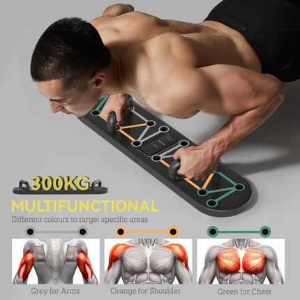 Discover a Smarter Everyday Essential: Make Every Workout Count – Foldable Push-Up Board for Chest, Arms and Shoulders