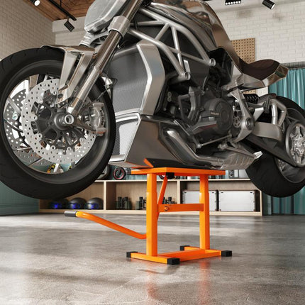 Steel Motorbike Jack Lift, 27.5 / 39.5 H cm - Orange